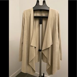 Soft Surroundings Micro-Suede Soft Cardigan